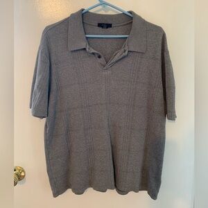 Grey men’s Alfani polo shirt